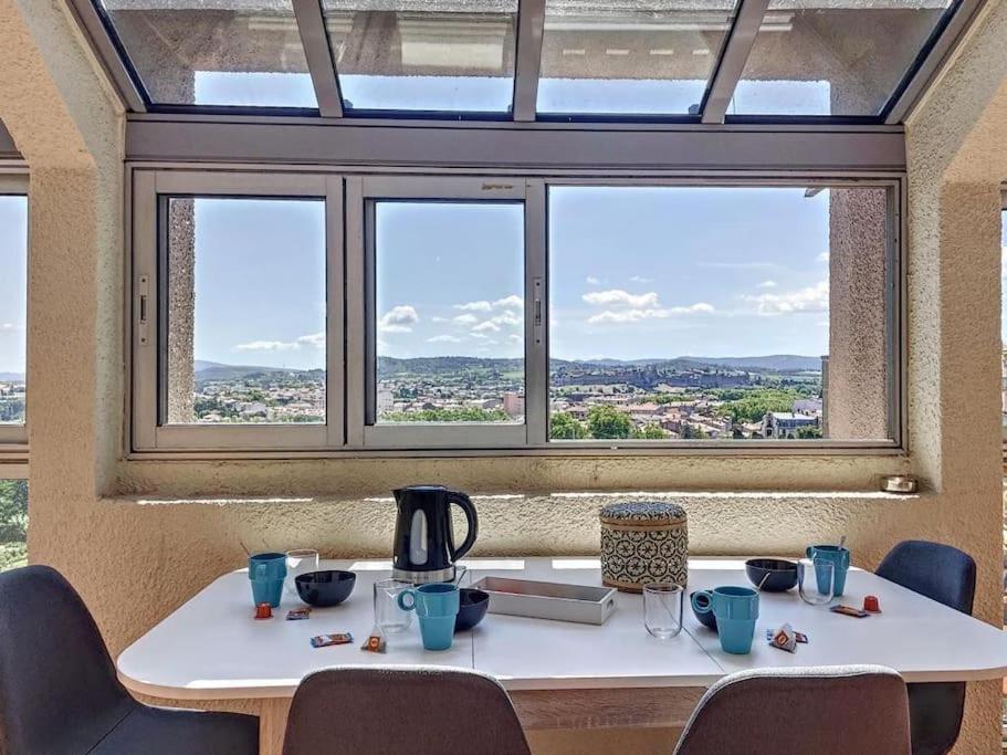 Le Panoramique - Sublime Vue Sur La Cite Apartment Carcassone Exterior photo